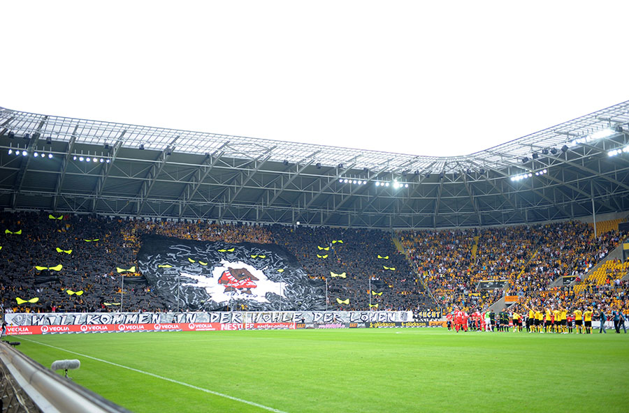 Das Stadion Dresden, Austragungsort des DEL2 Winter Game.