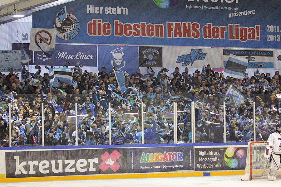 Wer in Leipzig Eishockey sehen mchte, muss nach Taucha fahren.