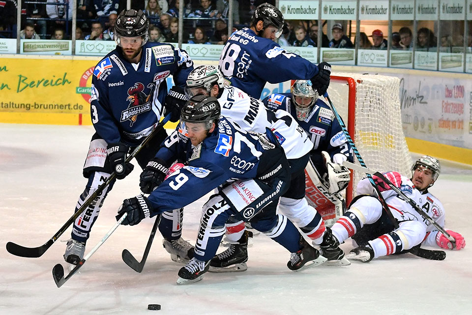 Spielszene Iserlohn gegen Berlin.