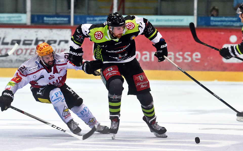 Spielszene Rosenheim gegen Bremerhaven.