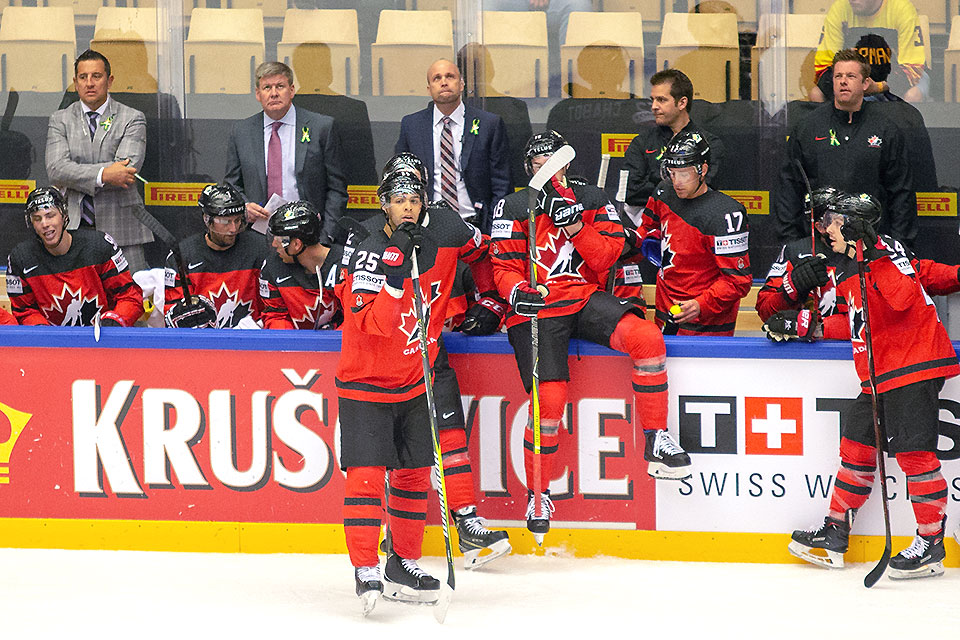 Team Kanada bei der WM in Dnemark.