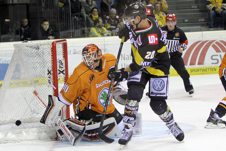 Die Krefeld Pinguine und die Grizzly Adams Wolfsburg treffen bereits in der ersten Pre-Playoff-Runde erneut aufeinander.