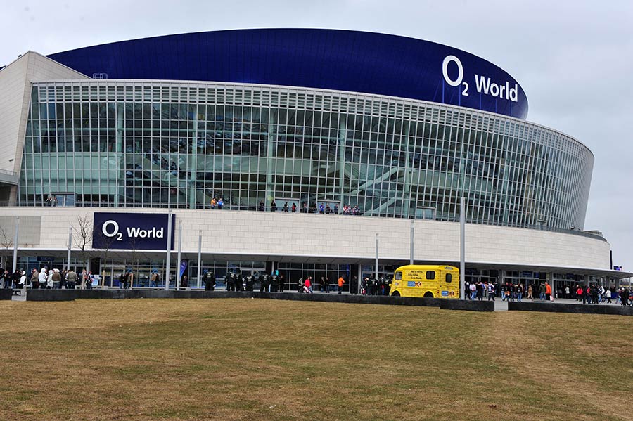 Die o2 World in Berlin.