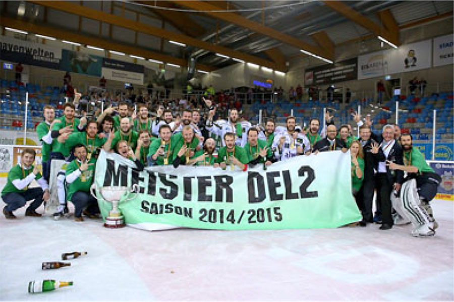 Der neue DEL2-Champion: Bietigheim Steelers.