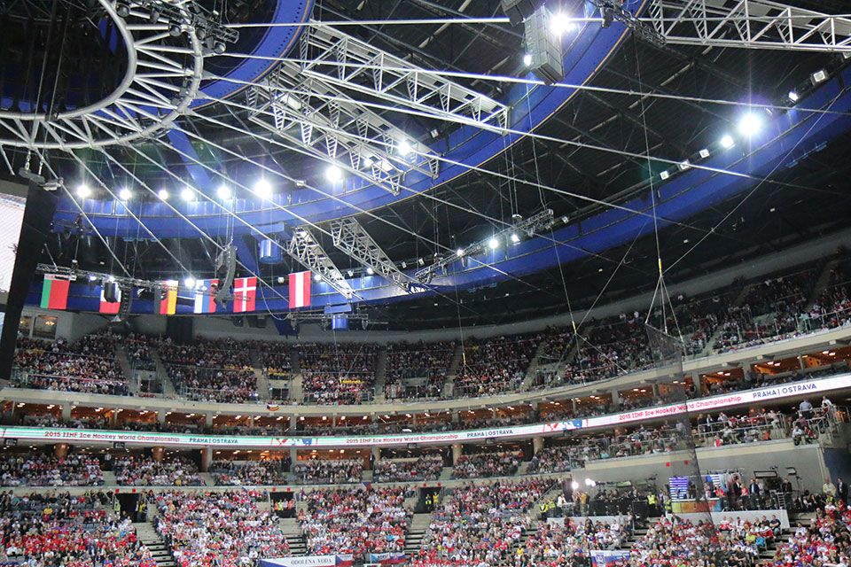 Die O2-Arena in Prag.