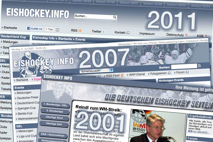 Im Laufe der Jahre hat sich das Erscheinungsbild gewandelt.