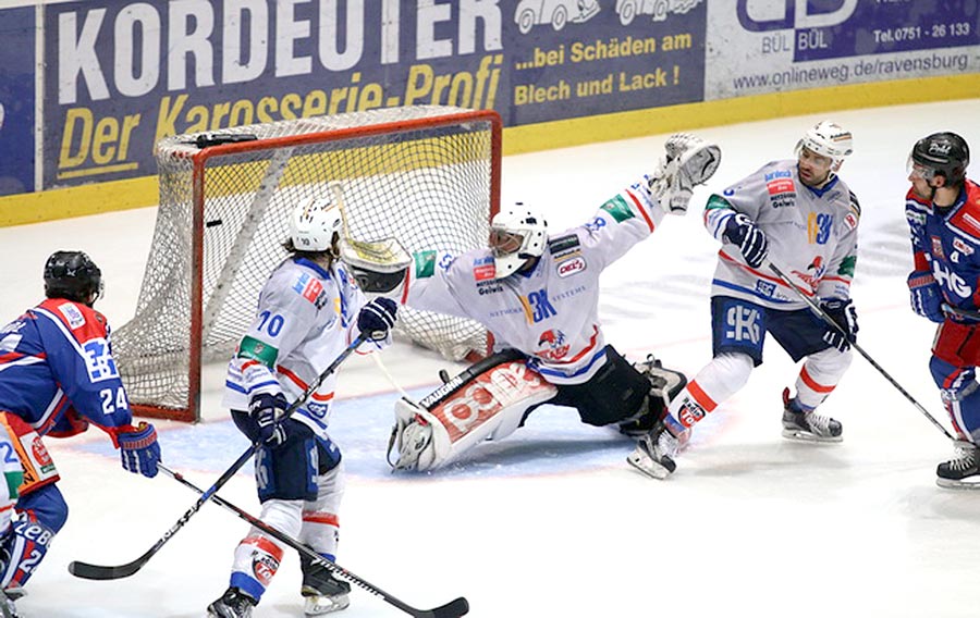 Heilbronn kassiert das 1:3 gegen Ravensburg.