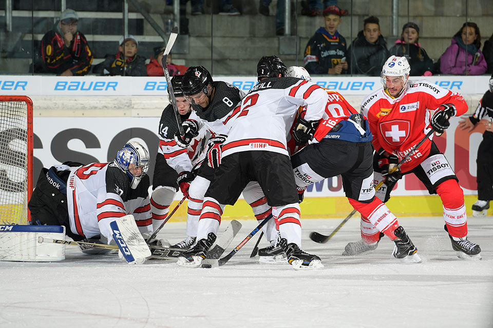 Kanadas Torwart Danny Taylor blieb im ersten Spiel ohne Gegentor.