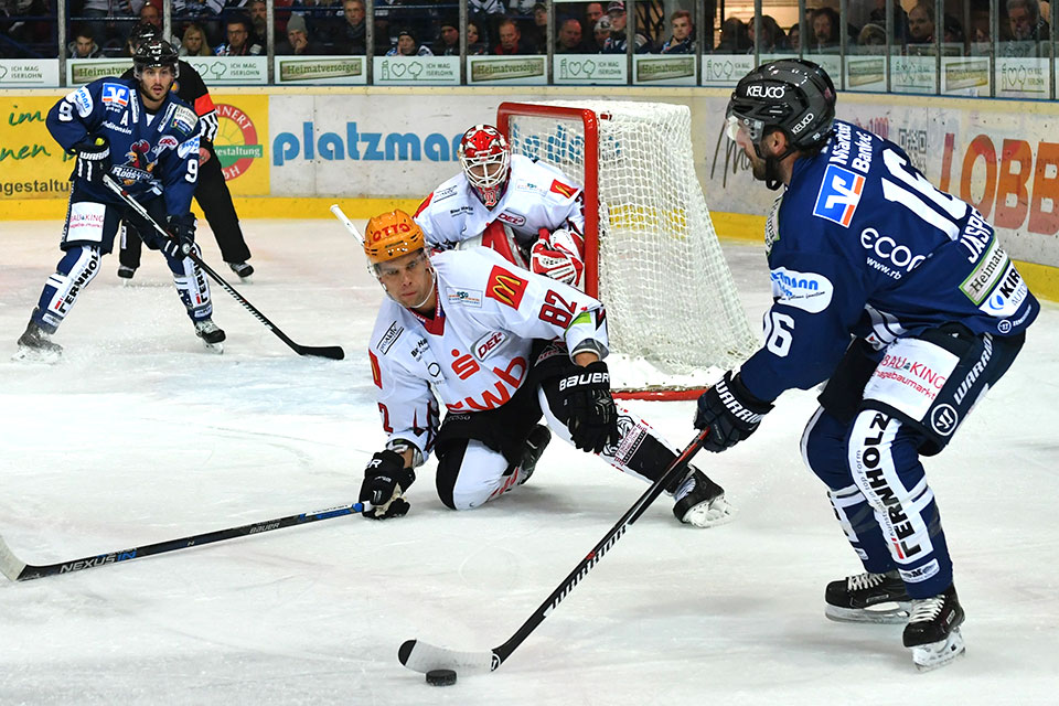 Spielszene Iserlohn gegen Bremerhaven.