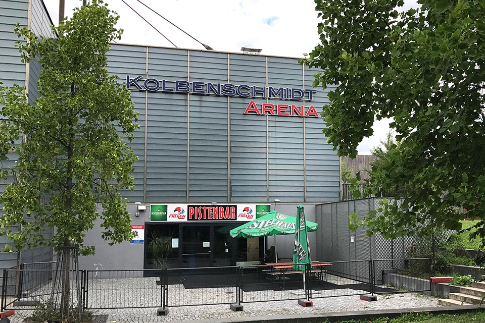 Die Kolbenschmidt-Arena in Heilbronn. Die Kolbenschmidt-Arena in Heilbronn.
