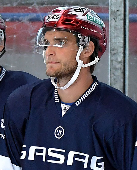 Vladimir Eminger absolvierte 2017 bei den Eisbren Berlin ein Probetraining.