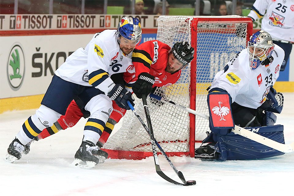 Mnchen gewinnt das Hinspiel beim SC Bern.