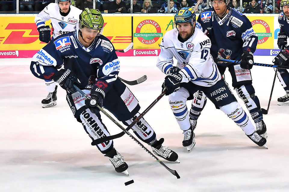 Spielszene Iserlohn gegen Ingolstadt.