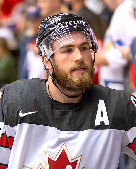 Ryan O'Reilly bei der Eishockey Weltmeisterschaft in Dnemark.