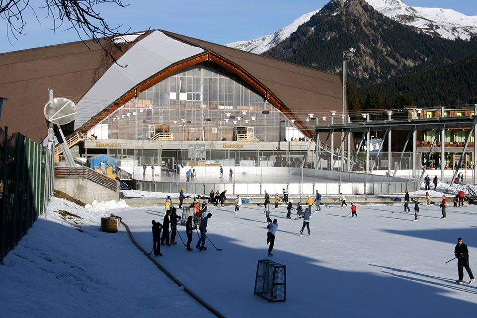 Die Vaillant-Arena in Davos.