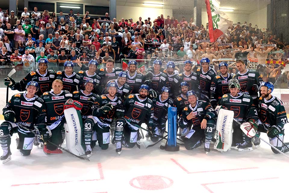 Dolomitencup-Sieger Augsburger Panther. Dolomitencup-Sieger Augsburger Panther.