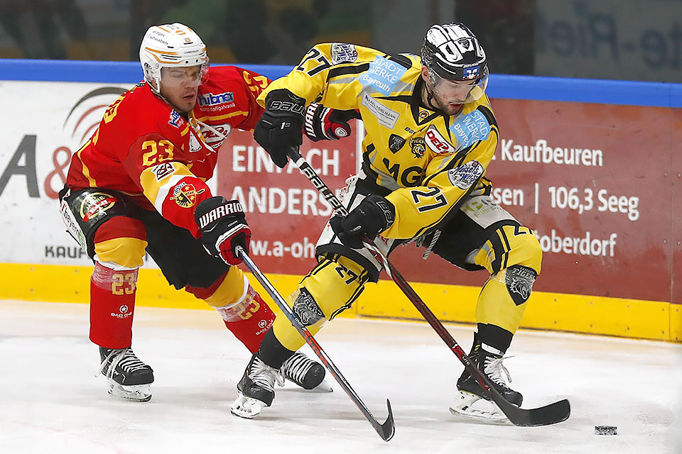 Daniel Haase (Kaufbeuren) gegen Tim Richter (Bayreuth).