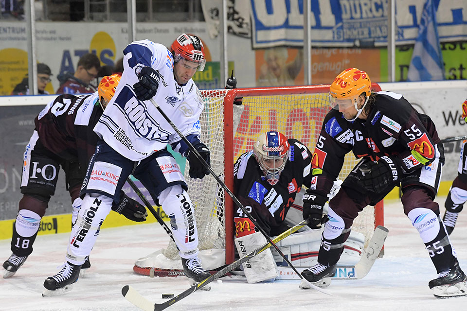 Spielszene Bremerhaven gegen Iserlohn.