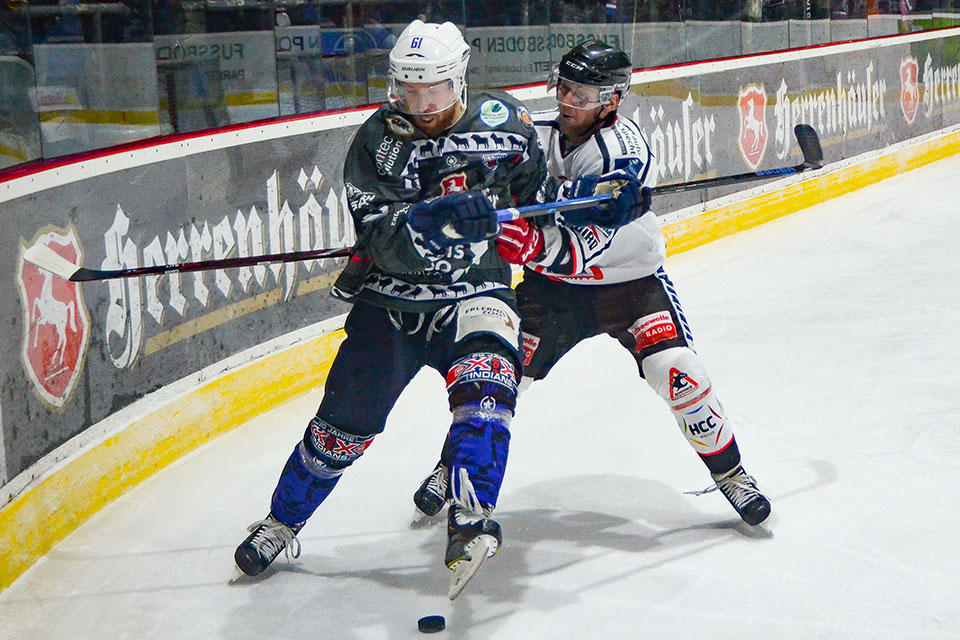 Spielszene Hannover gegen Rostock.