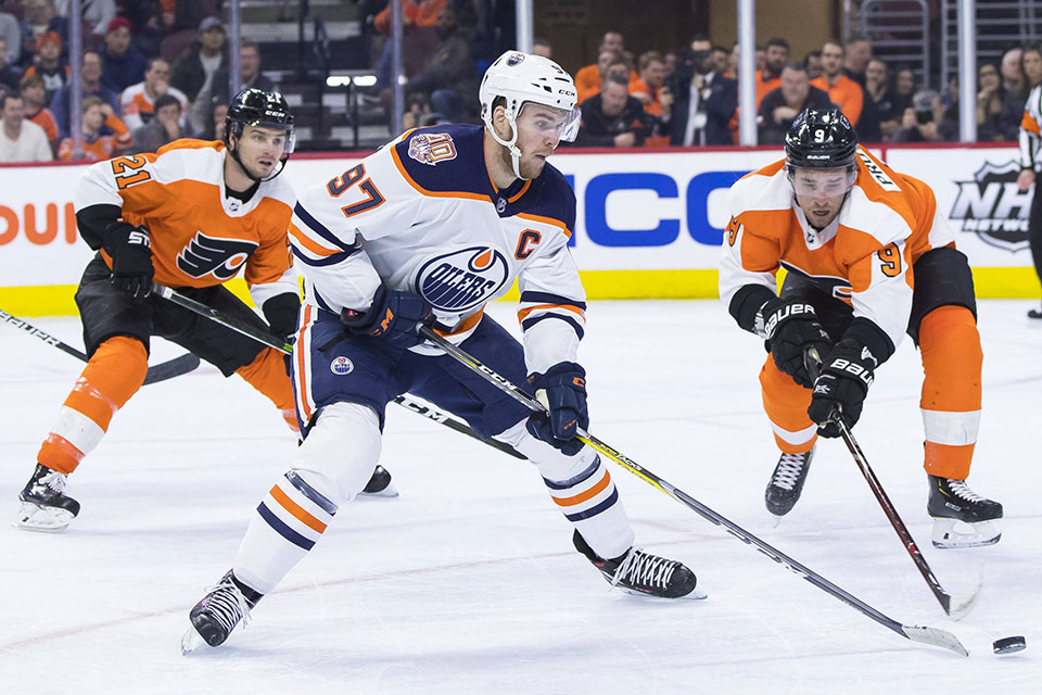 Edmontons Connor McDavid glänzte am Wochenende mit zwei Toren und einer Vorlage. Edmontons Connor McDavid glänzte am Wochenende mit zwei Toren und einer Vorlage.