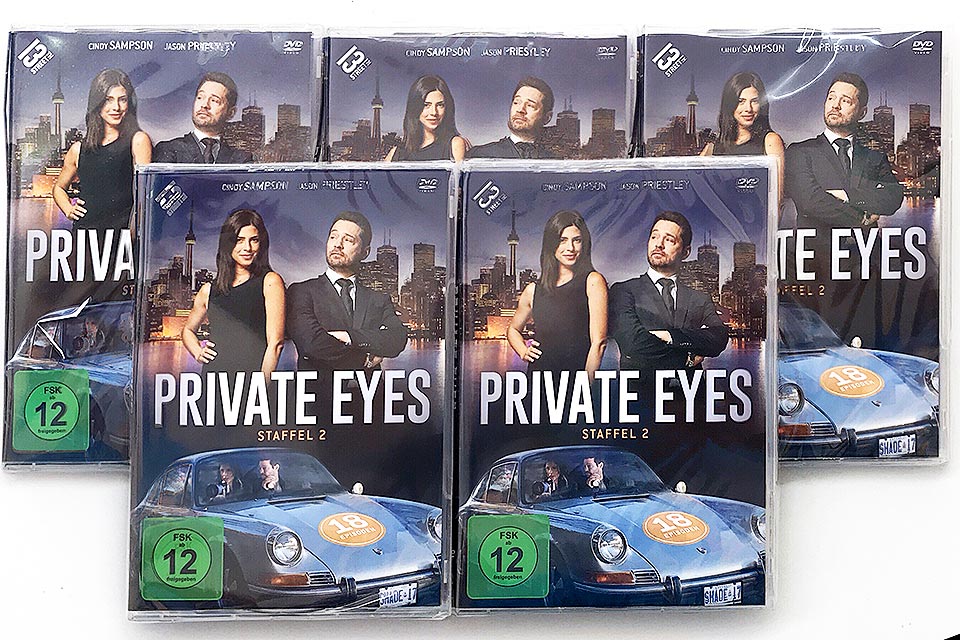 Private Eyes Staffel 2 als DVD.