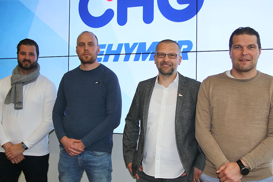Marc Vorderbrüggen, Kasper Vuorinen, Rainer Schan und Tomek Valtonen. Marc Vorderbrüggen, Kasper Vuorinen, Rainer Schan und Tomek Valtonen.