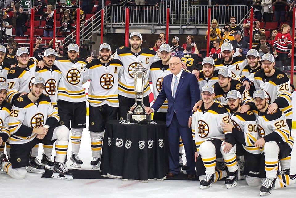 Eastern Conference Sieger Boston Bruins.