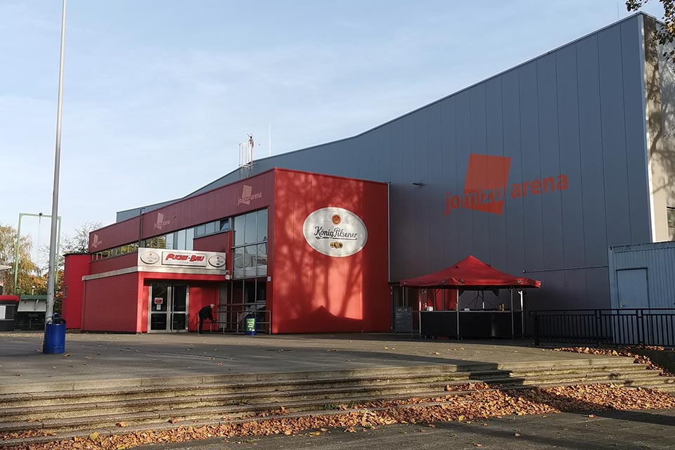 Die Arena in Duisburg.