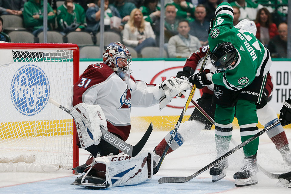 Philipp Grubauer konnte die fnfte Niederlage von Colorado gegen Dallas nicht verhindern.