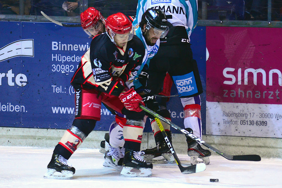 Spielszene Hannover Scorpions gegen Essen. Spielszene Hannover Scorpions gegen Essen.