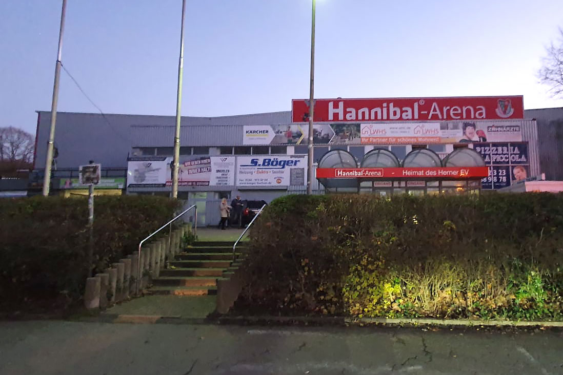 Die Hannibal-Arena in Herne.