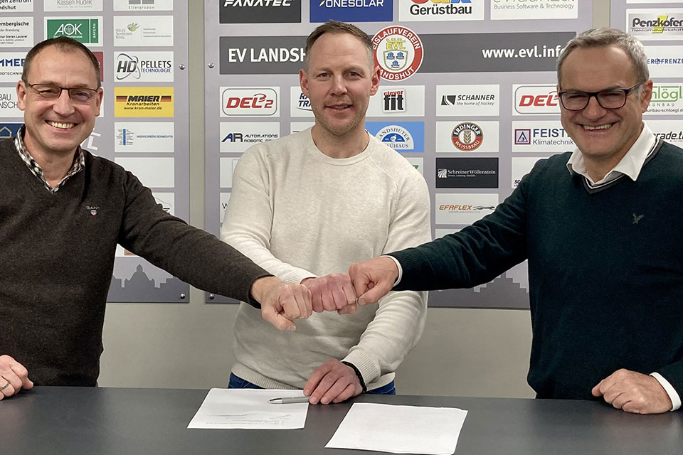Geschäftsführer Ralf Hantschke, Heiko Vogler und Axel Kammerer, sportlicher Leiter. Geschäftsführer Ralf Hantschke, Heiko Vogler und Axel Kammerer, sportlicher Leiter.