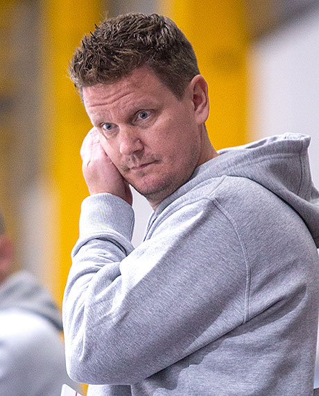 ​​​​​​​Headcoach Petteri Vkiparta.