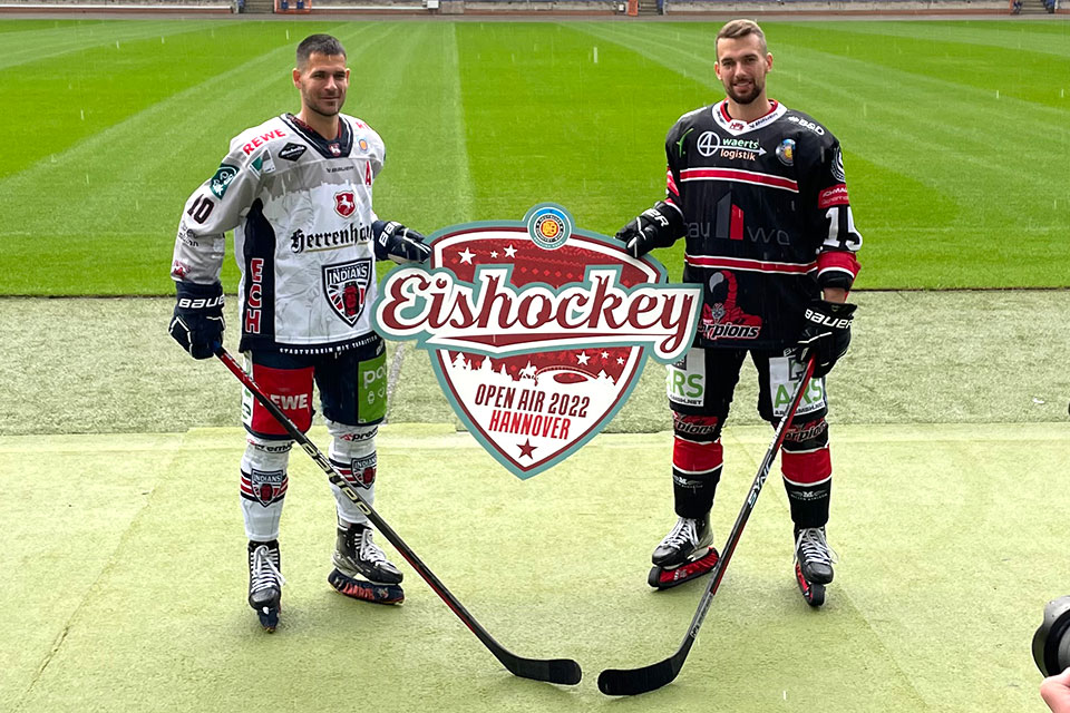 Am 17. Dezembrer treffen Robin Thomsons (rechts) Hannover Scorpions auf Igor Baceks EC Hannover Indians.