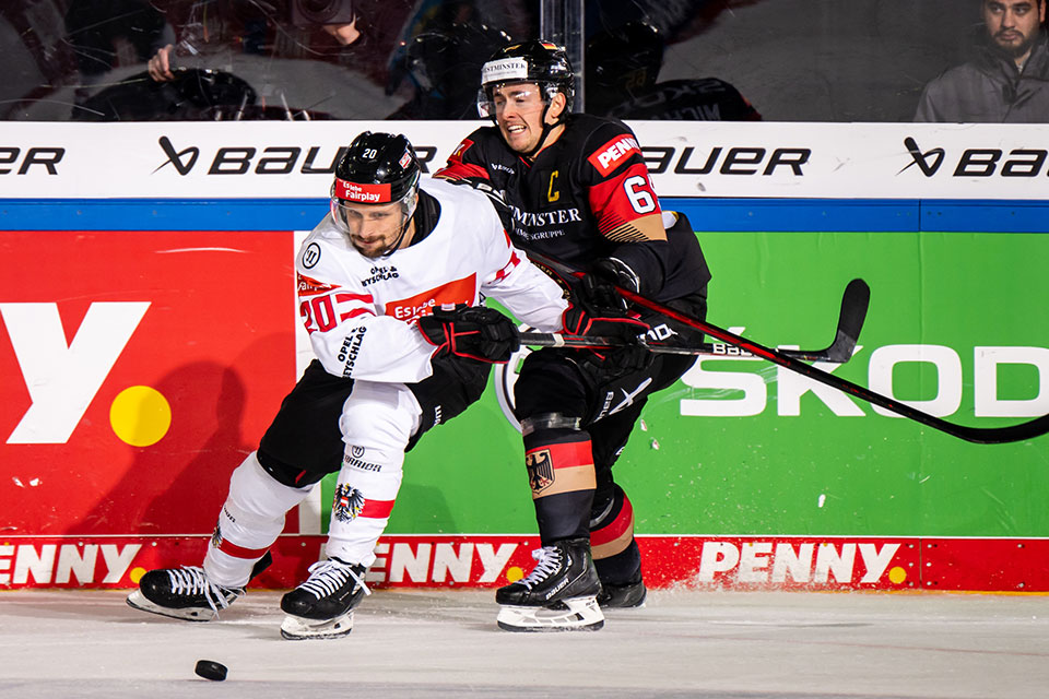 Nico Brunner von Team sterreich und Marc Michaelis von Team Deutschland.