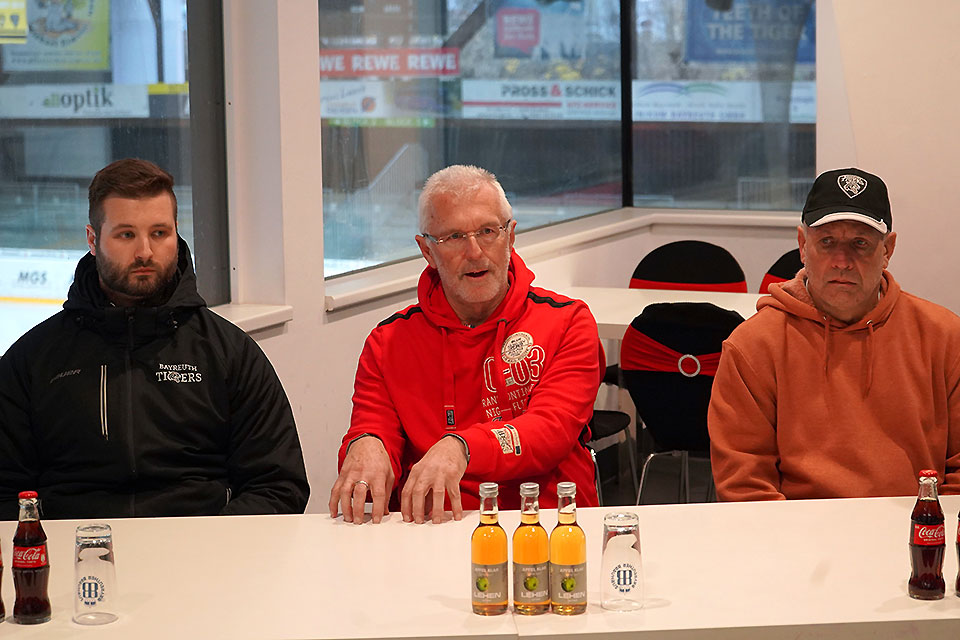 Marc Vorderbrüggen, Geschäftsführer Matthias Wendel und Rich Chernomaz. Marc Vorderbrüggen, Geschäftsführer Matthias Wendel und Rich Chernomaz.