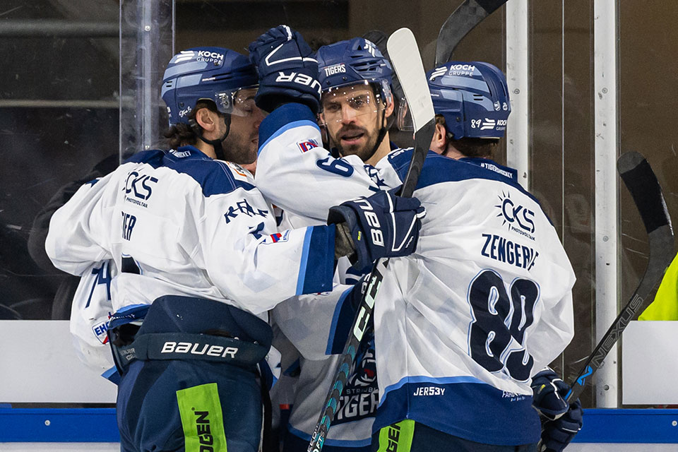 Grund zur Freude bei den Straubing Tigers.