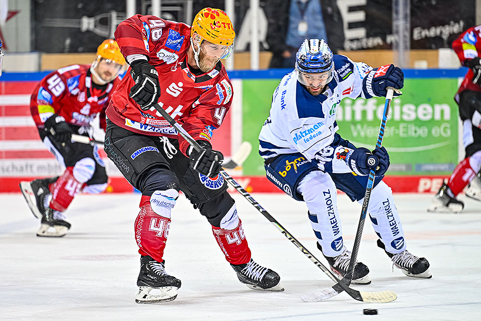 Spielszene Bremerhaven gegen Iserlohn.