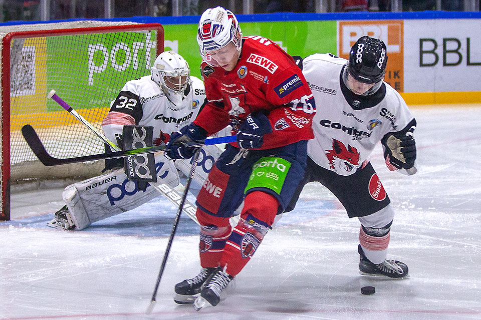 Spielszene Hannover Indians gegen Duisburg.