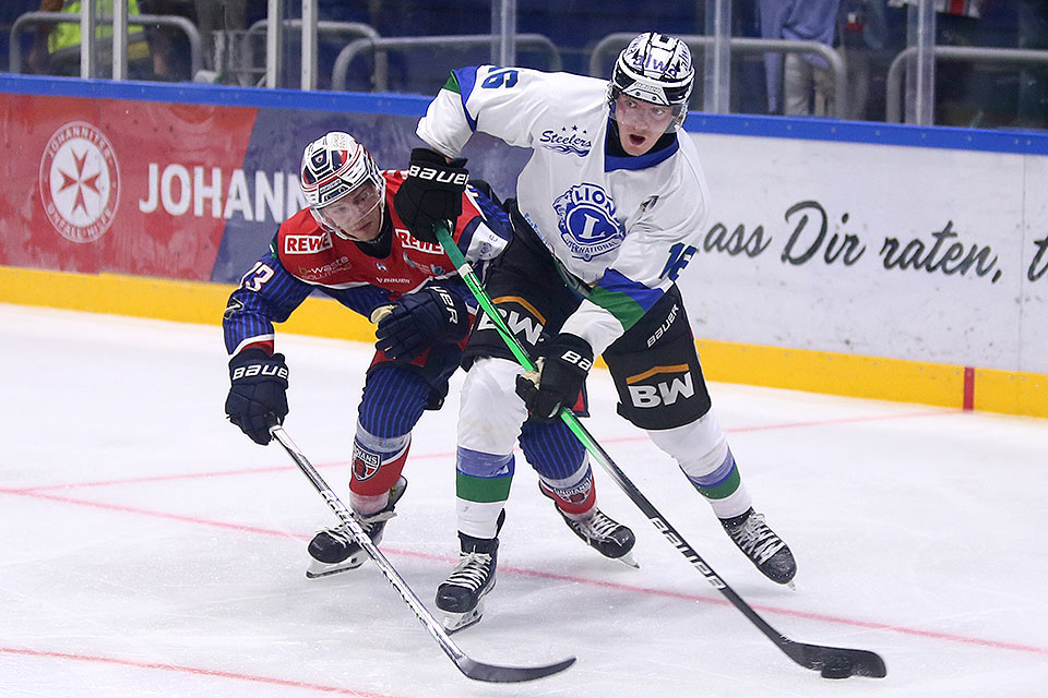 Spielszene Hannover Indians gegen Bietigheim.