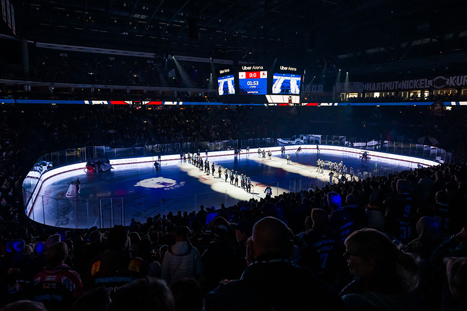 In der UBER-Arena erwarten die Eisb�ren Verfolger Ingolstadt zum Topspiel am Freitag.