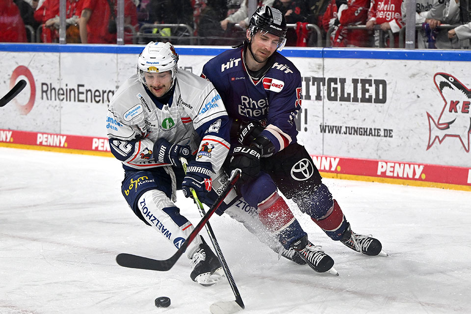 Spielszene Köln gegen Iserlohn.