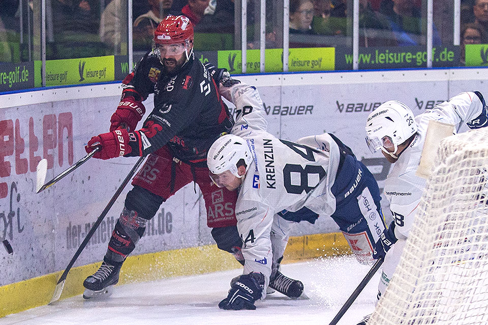 Spielszene Hannover Scorpions gegen Heilbronn.