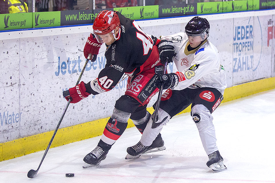 Spielszene Scorpions gegen Erfurt.