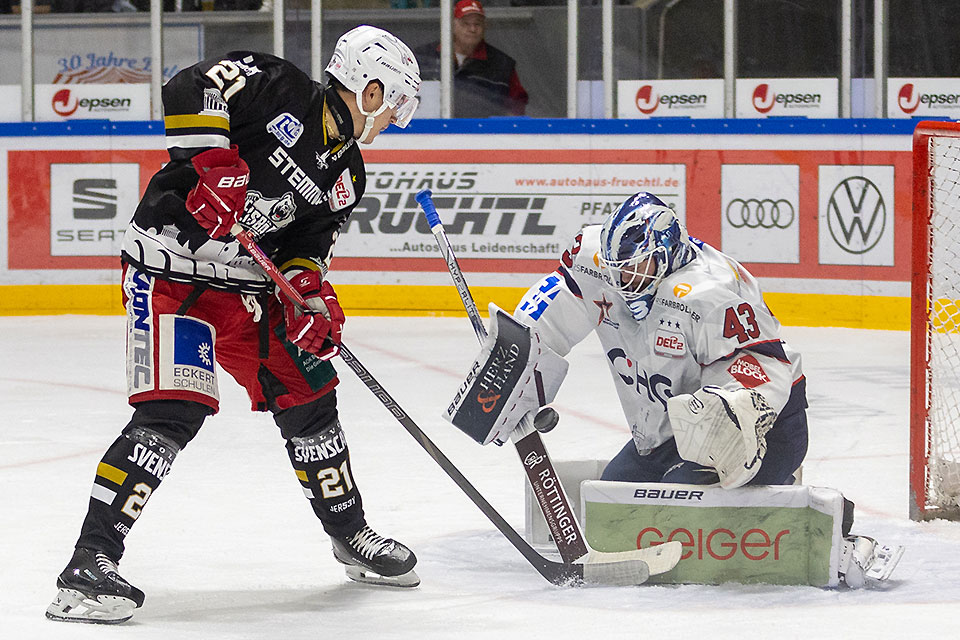 Spielszene Regensburg gegen Ravensburg.