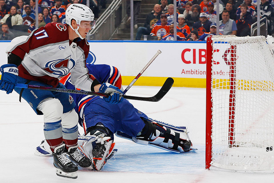 Neun Tore erzielte Colorado in Edmonton.