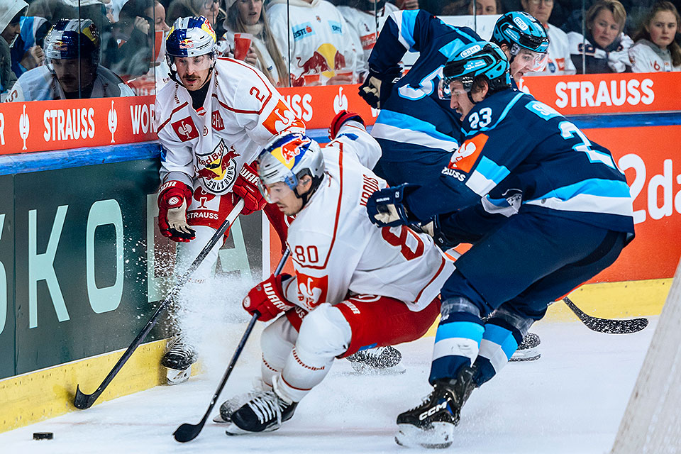 Spielszene Salzburg gegen Ingolstadt.