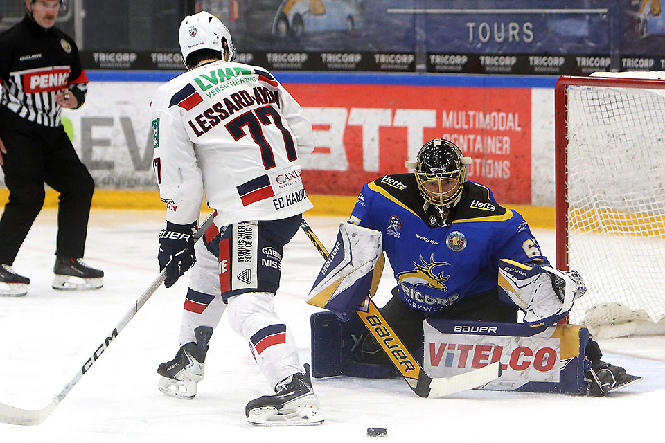 Spielszene Tilburg gegen Hannover Indians.