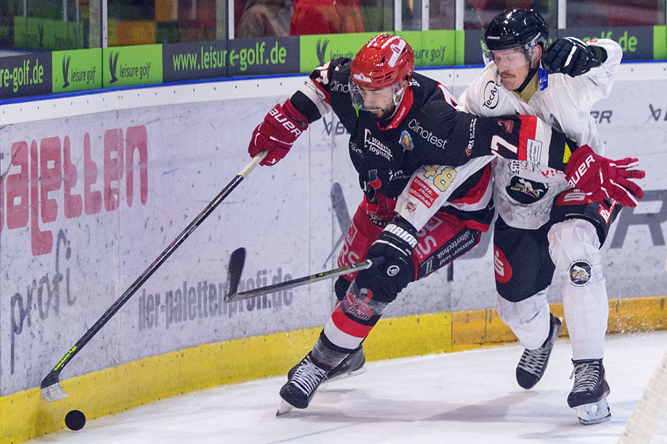 Spielszene Scorpions gegen Erfurt.