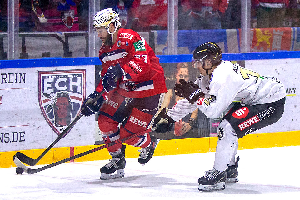 Spielszene Hannover gegen Erfurt.